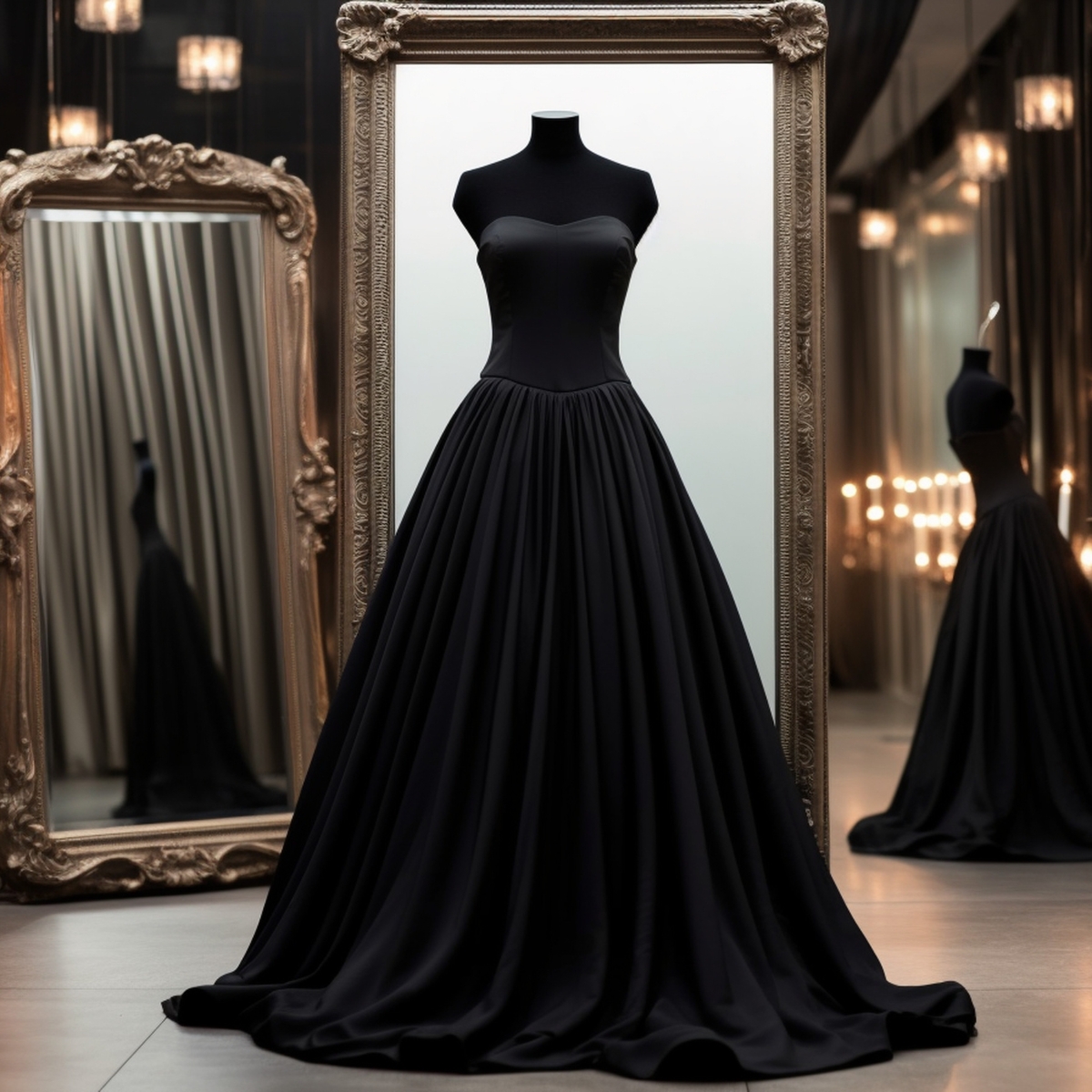 Black Ballroom Dress